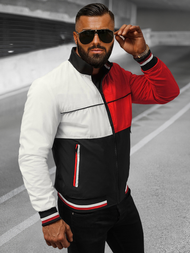 Jachetă de primăvară bărbați neagră OZONEE JS/84M3003/392