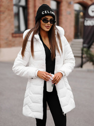 Geacă de femei alb OZONEE JS/16M9121/281Z