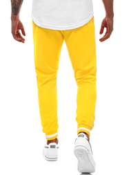 Pantaloni de trening bărbaţi galben OZONEE A/2134