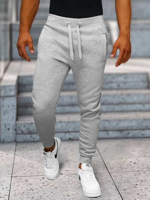 Pantaloni de trening bărbaţi gri OZONEE JS/XW01Z
