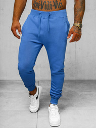 Pantaloni de trening bărbaţi albaștri OZONEE JS/XW01Z