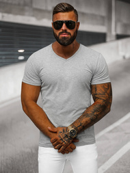 Tricou bărbați gri OZONEE JS/712007Z
