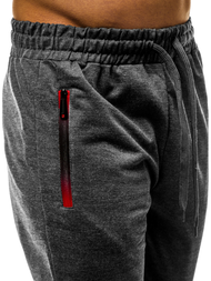 Pantaloni de trening bărbaţi antracit JS/XW007S
