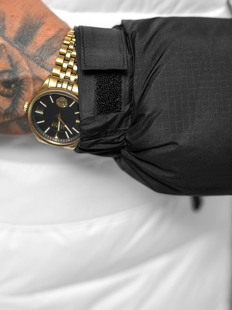 Geacă de bărbați alb-negru OZONEE JS/31M5008