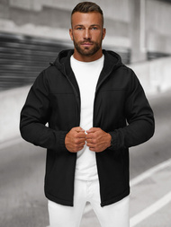 Jachetă bărbați softshell negru OZONEE JS/27B6523/3