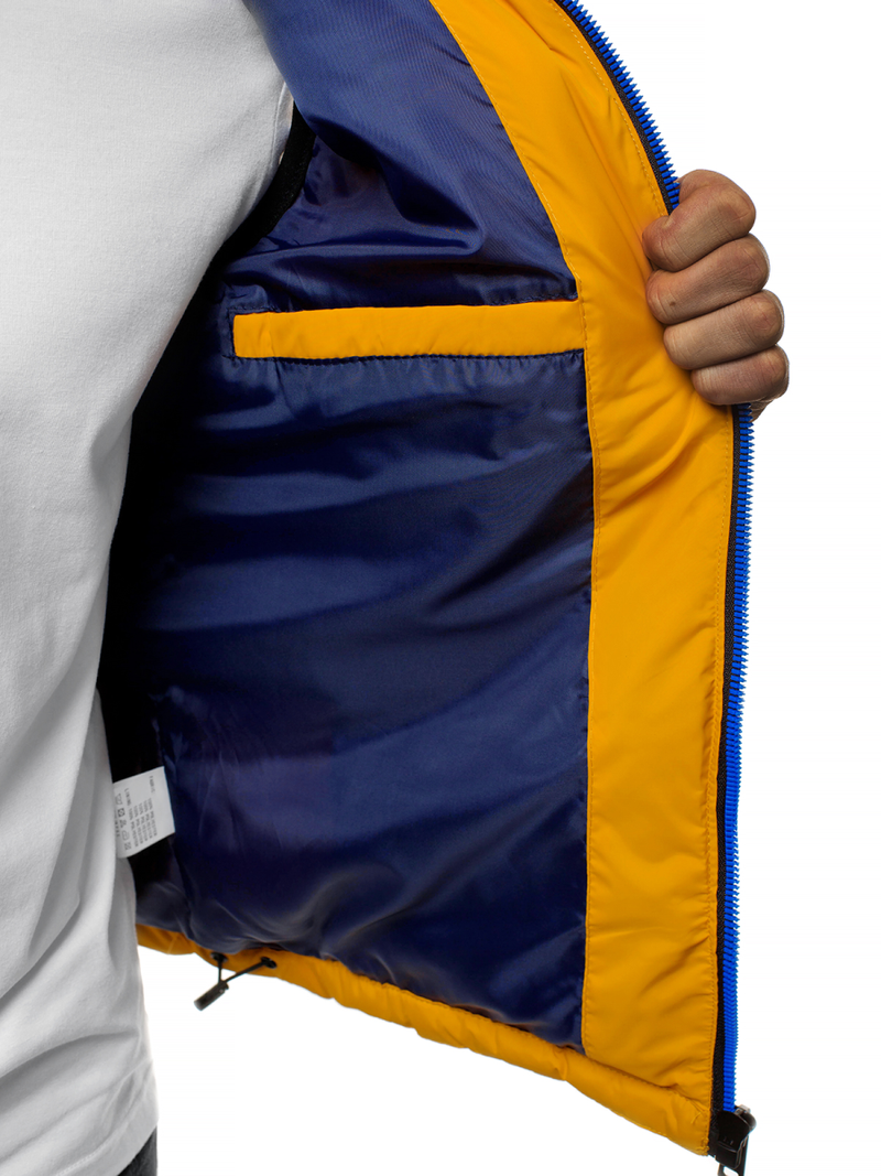 Vestă bărbați galben OZONEE N/6102Z