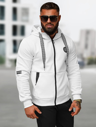 Compleu sport bărbaţi alb-negru OZONEE O/LN11887