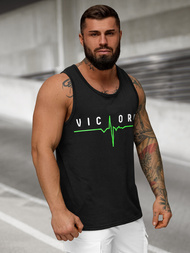 Maiou bărbați neagră OZONEE JS/8B1703/3Z