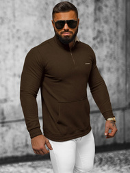 Bluză bărbați maro OZONEE O/TB2302