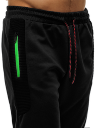 Pantaloni de trening bărbaţi negri OZONEE JS/JZ11020