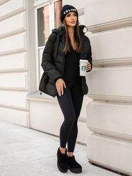 Geacă de femei neagra OZONEE JS/5M3251/392Z