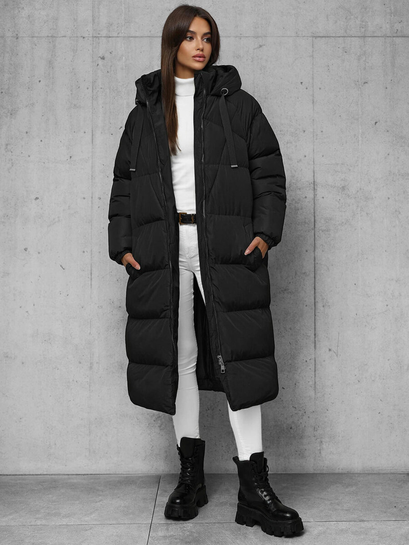 Geacă de femei neagra OZONEE JS/5M3163/392Z