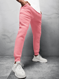 Pantaloni de trening bărbaţi roz deschis OZONEE O/12110