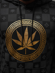 Hanorac bărbați negru OZONEE O/B265