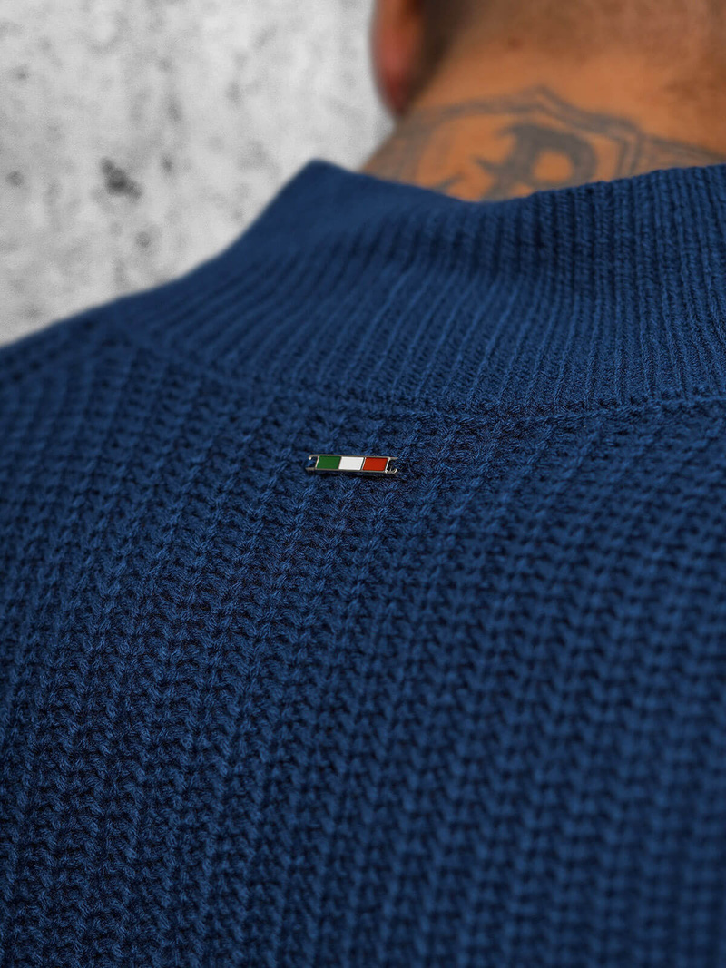 Pulover bărbați albastru marin OZONEE NB/MM6020/6