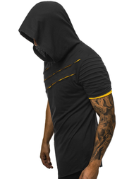 Tricou bărbați negru-galben OZONEE O/1187XZ