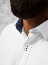 Cămașă bărbați albă OZONEE O/V05