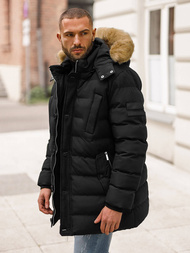 Geacă bărbați neagră OZONEE JS/5M3122/392Z