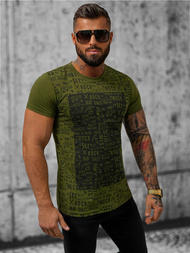 Tricou bărbați verde OZONEE O/T122/29Z
