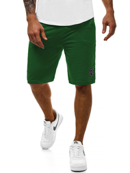 Pantaloni scurți sport bărbați verde OZONEE MAD/2923