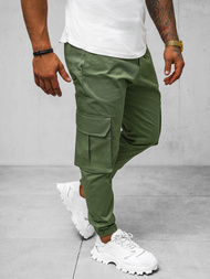 Pantaloni jogger pentru bărbați kaki OZONEE O/G3006Z