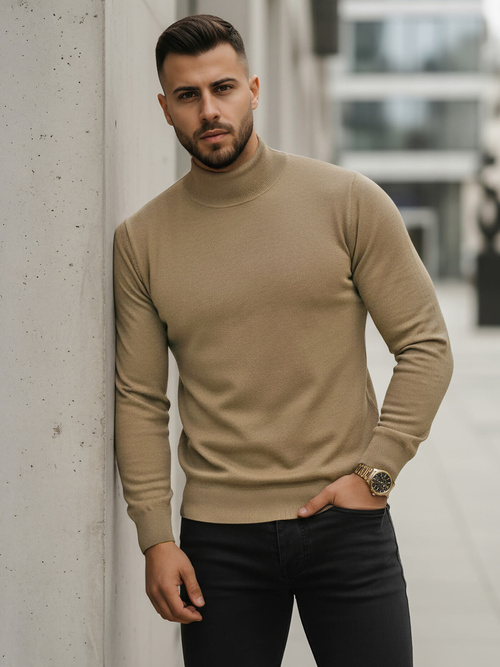 Pulover bărbați camel OZONEE V/V24503