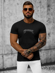 Tricou bărbați negru OZONEE O/T108/3Z