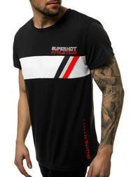 Tricou bărbați negri OZONEE JS/KS1957