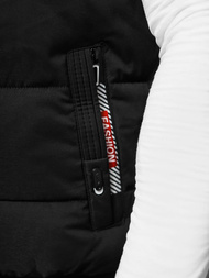 Vestă bărbați neagră OZONEE JS/84M3028/392