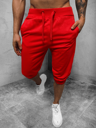 Pantaloni scurți sport bărbați rosii OZONEE JS/XW07/18