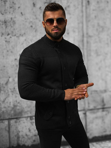 Pulover bărbați negru OZONEE NB/MM6011/4