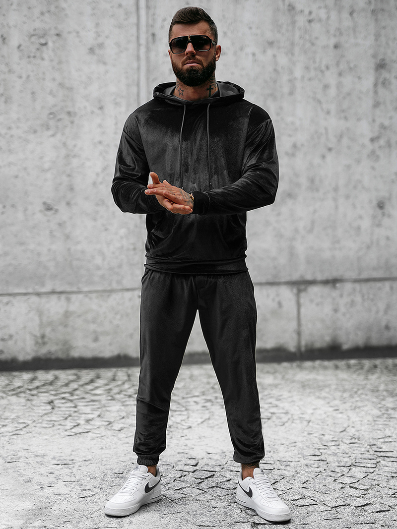 Compleu sport bărbaţi negru OZONEE O/D7517