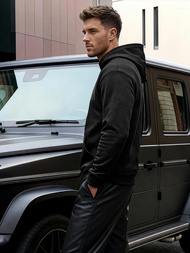 Hanorac bărbați negru OZONEE JS/8B1990/3