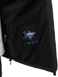 Jachetă bărbați SOFTSHELL negru-verde OZONEE GE/12268