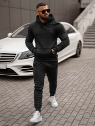 Compleu sport bărbaţi negru OZONEE JS/68C10381/3Z