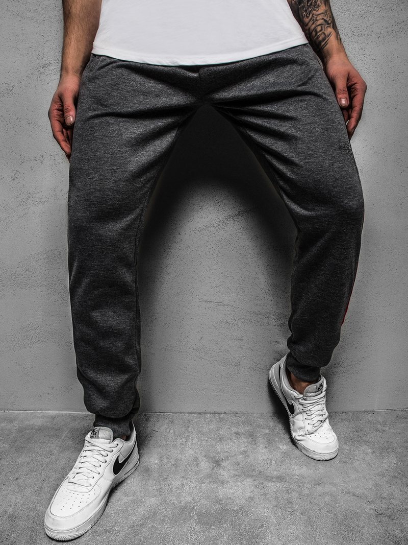 Pantaloni de trening bărbaţi antracit OZONEE JS/JZ11012Z