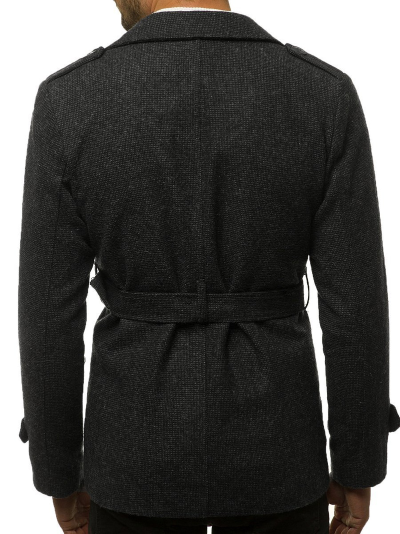 Palton bărbați grafit întunecat OZONEE O/5627