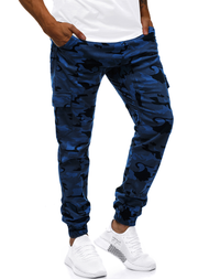 Pantaloni jogger bărbați bleumarin OZONEE A/404