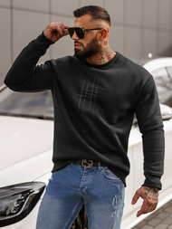 Hanorac bărbați negru OZONEE JS/8B1361/3