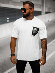 Tricou bărbați alb OZONEE O/3C333