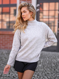 Pulover dama gri OZONEE JS/53B5201/2