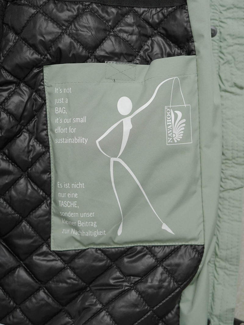 Geacă de femei verde-mentă OZONEE O/W377Z