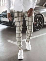 Pantaloni Chino Bărbaţi Bej OZONEE O/P4028Z