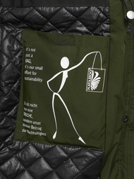 Geacă de femei kaki OZONEE O/W377Z