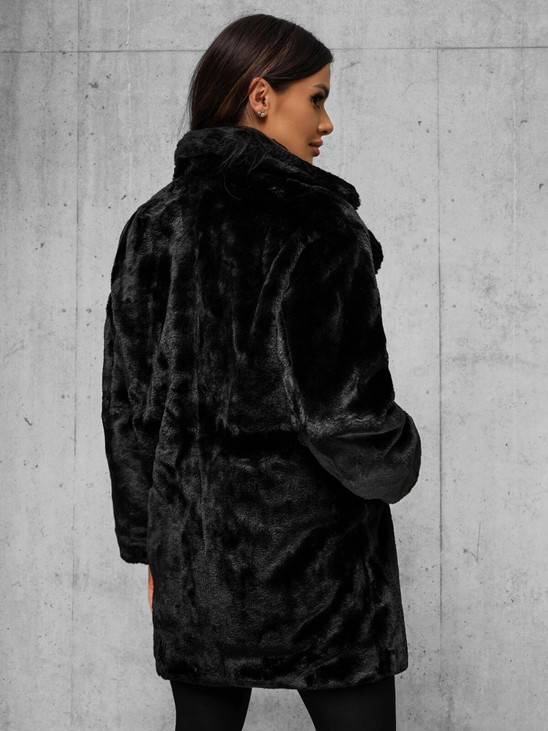 Geacă de femei neagra OZONEE JS/11Z8168Z