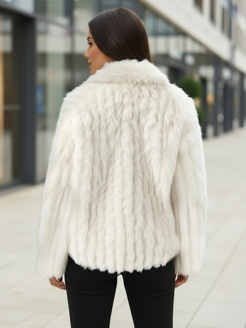 Geacă de femei alb OZONEE JS/11Z8261Z