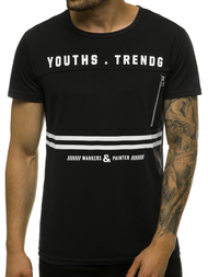 Tricou bărbați negru OZONEE JS/SS10973