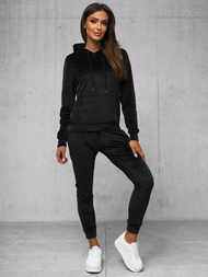 Compleu dama din catifea negru OZONEE O/8C1175/3Z