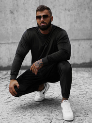 Trening catifea bărbați negru OZONEE O/12138