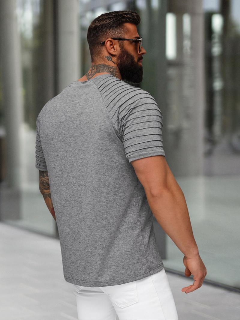 Tricou bărbați antracit OZONEE JS/8T88/5Z